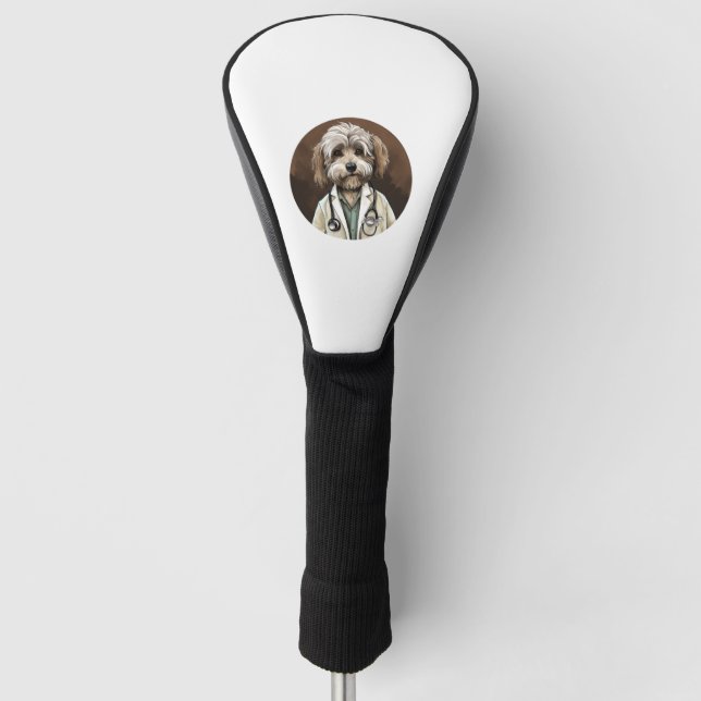Couvre-club De Golf Docteur en Chien Havanais (Devant)