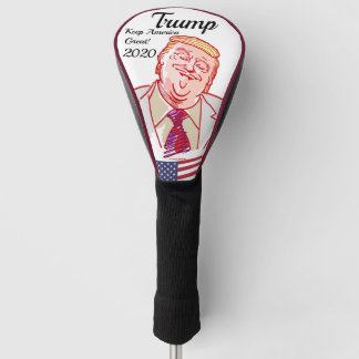 Couvre-club De Golf Donald Trump - 2020 - Keep America Great!