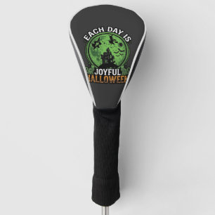 Couvre-club De Golf Double Toil Trouble Sorcière Citrouille Halloween