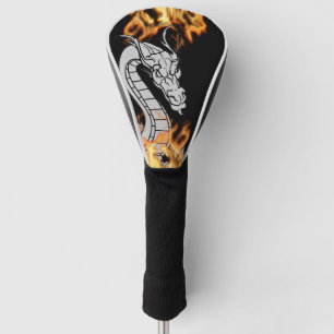 Couvre-club De Golf Dragon avec feu Golf Head Cover comme des pros!