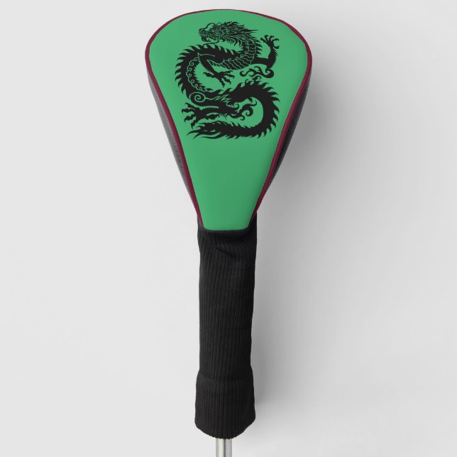 Couvre-club De Golf Dragon chinois traditionnel Couvercle (Devant)