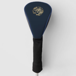 Couvre-club De Golf Dragon d'or