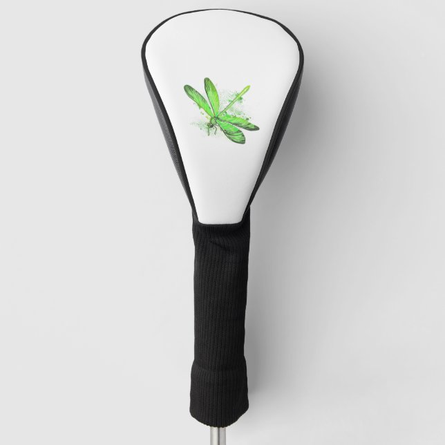 Couvre-club De Golf Dragonfly vert (Devant)