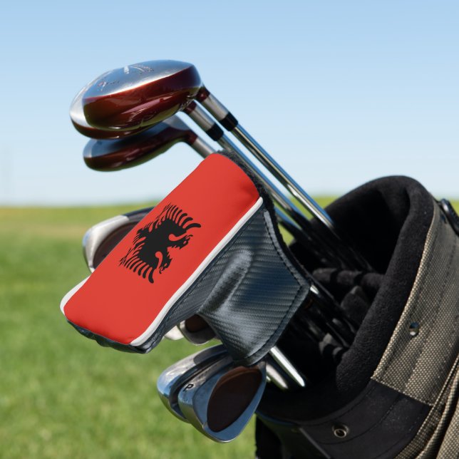 Couvre-club De Golf Drapeau albanais (In Situ)