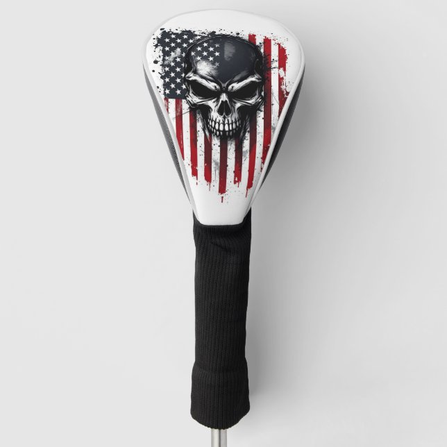 Couvre-club De Golf Drapeau américain (Devant)