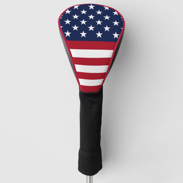 Couvre-club De Golf Drapeau américain (Devant)