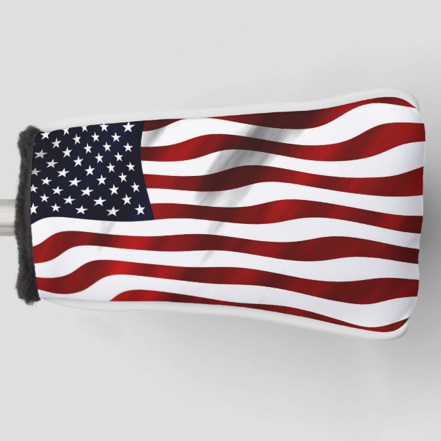 Couvre-club De Golf Drapeau américain (Devant)