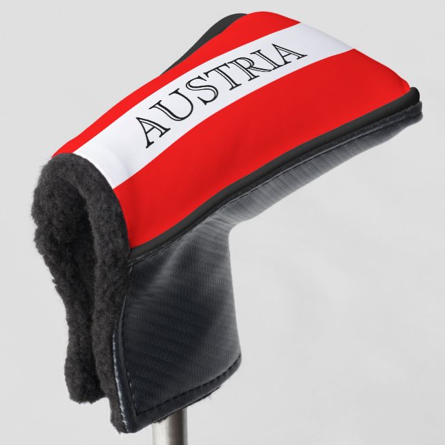 Couvre-club De Golf Drapeau autrichien Autriche couverture de golf (Devant 3/4)