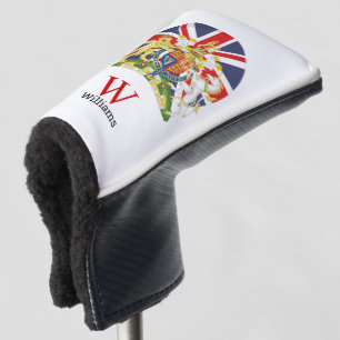 Couvre-club De Golf Drapeau BRITANNIQUE et couverture de tête de golf 