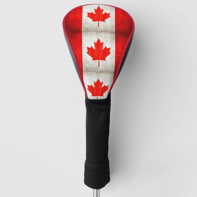 Couvre-club De Golf Drapeau canadien (Devant)