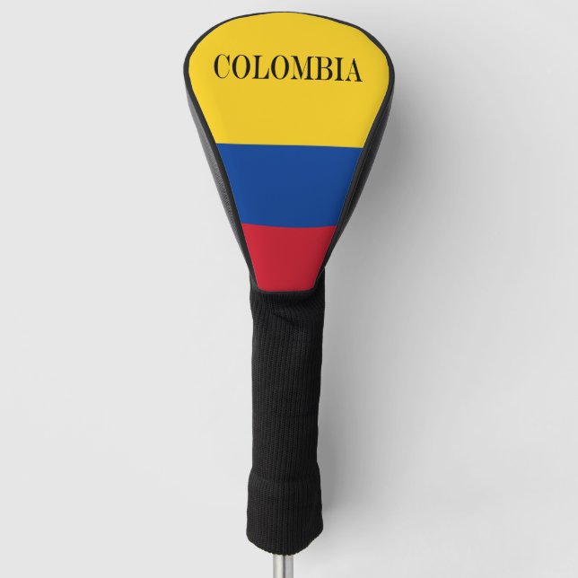 Couvre-club De Golf Drapeau Colombie - Bandera De Colombia (Devant)