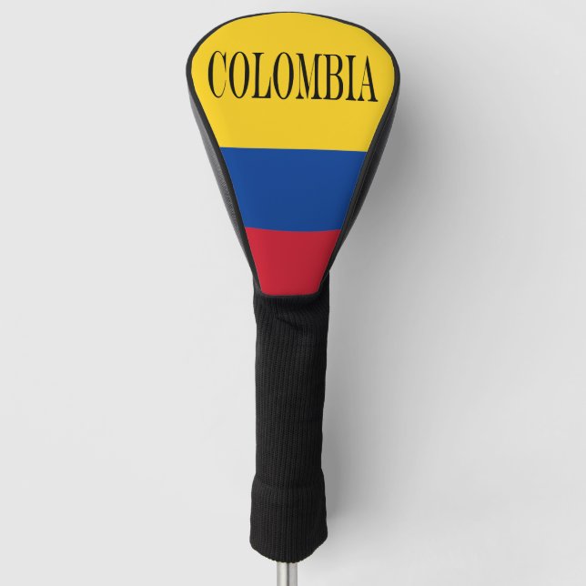 Couvre-club De Golf Drapeau Colombie - Bandera De Colombia (Devant)