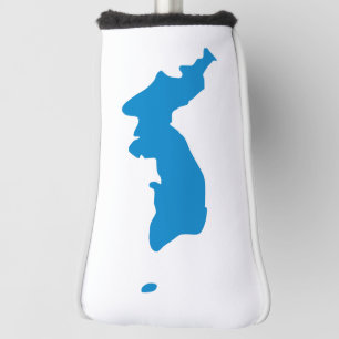 Couvre-club De Golf Drapeau coréen d'unification