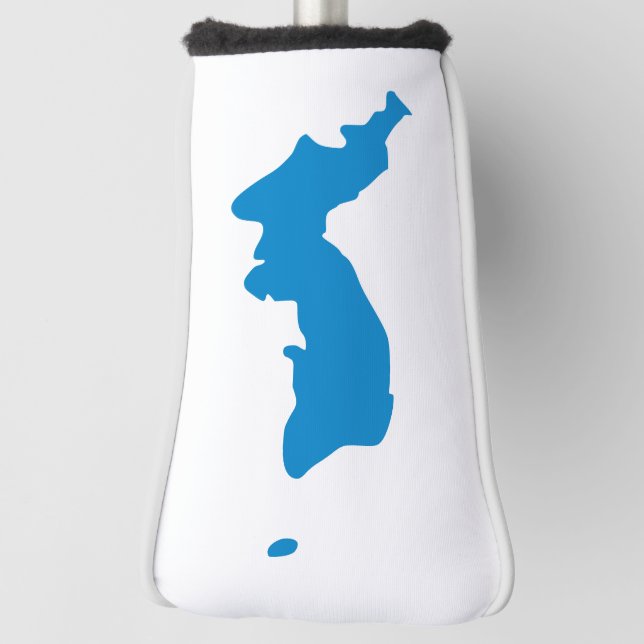 Couvre-club De Golf Drapeau coréen d'unification (Tourné à 90°)
