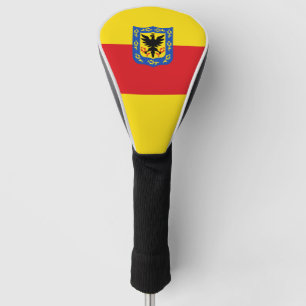 Couvre-club De Golf Drapeau de Bogota, Colombie Tête de Golf Couvertur