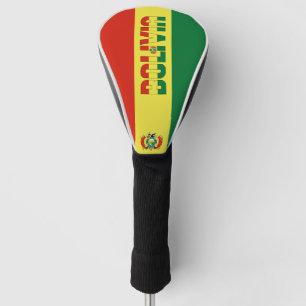 Couvre-club De Golf Drapeau de Bolivie Superbe couverture de tête de g