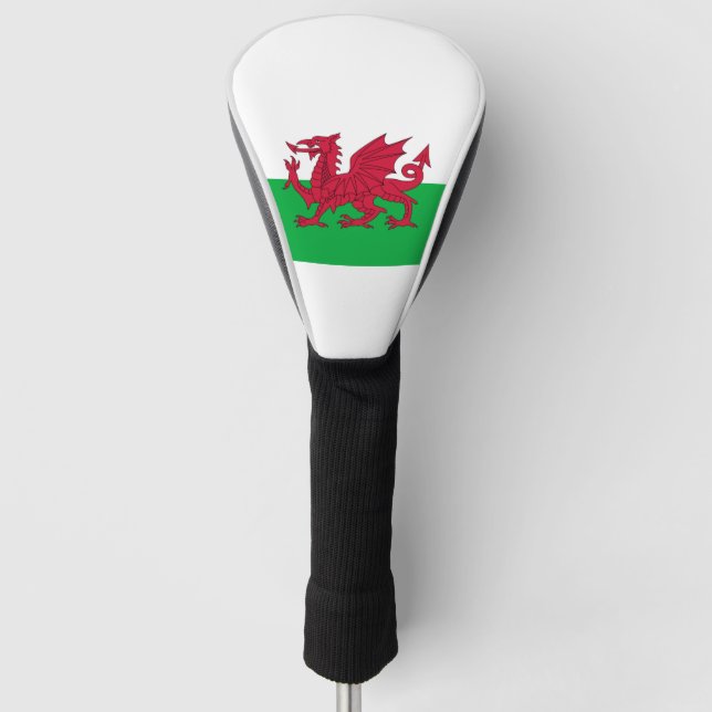 Couvre-club De Golf Drapeau de dragon gallois (Devant)
