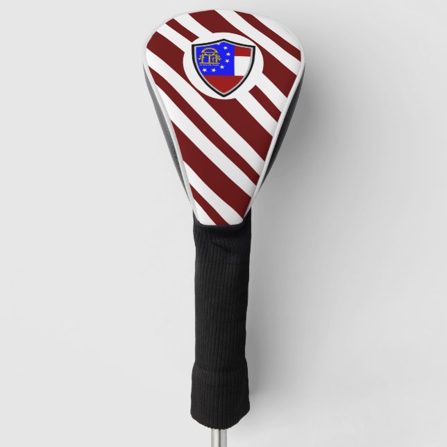 Couvre-club De Golf Drapeau de Géorgie (Devant)