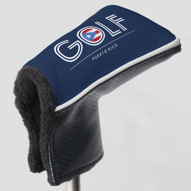Couvre-club De Golf Drapeau de golf de Porto Rico (Devant 3/4)