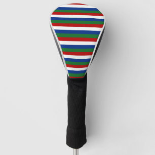 Couvre-club De Golf drapeau de la gambie rayures pays symbole motif ro