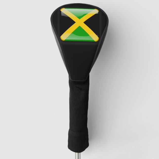 Couvre-club De Golf Drapeau de la Jamaïque (Devant)
