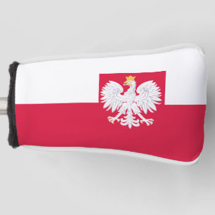 Couvre-club De Golf Drapeau de la Pologne (avec armoiries)