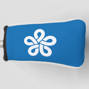 Couvre-club De Golf Drapeau de la préfecture de Fukuoka, Japon