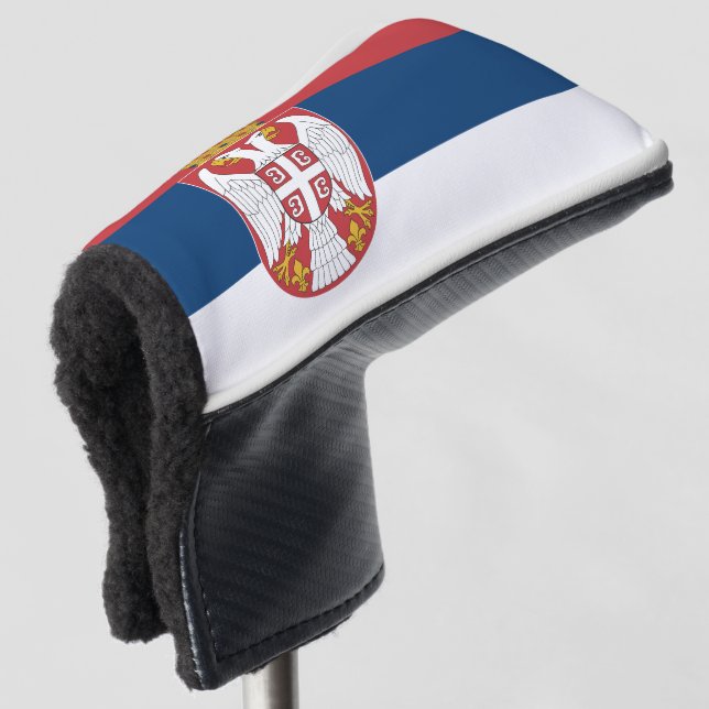 Couvre-club De Golf Drapeau de la Serbie (Devant 3/4)