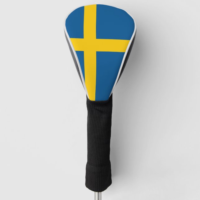 Couvre-club De Golf Drapeau de la Suède (Devant)