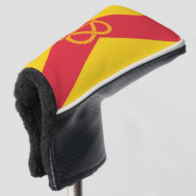 Couvre-club De Golf Drapeau de la tête de golf du Staffordshire (Devant 3/4)