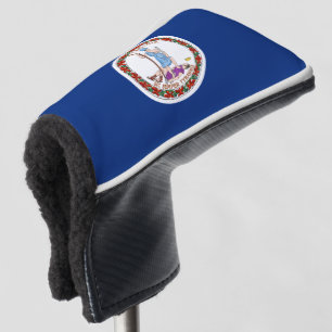 Couvre-club De Golf Drapeau de la Virginie