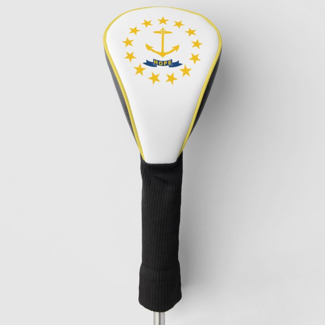Couvre-club De Golf Drapeau de l'île Rhode (Devant)