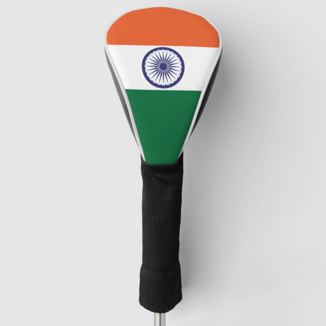 Couvre-club De Golf Drapeau de l'Inde (Devant)