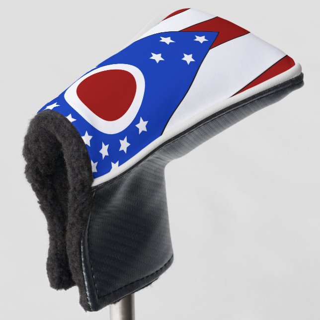 Couvre-club De Golf Drapeau de l'Ohio (Devant 3/4)