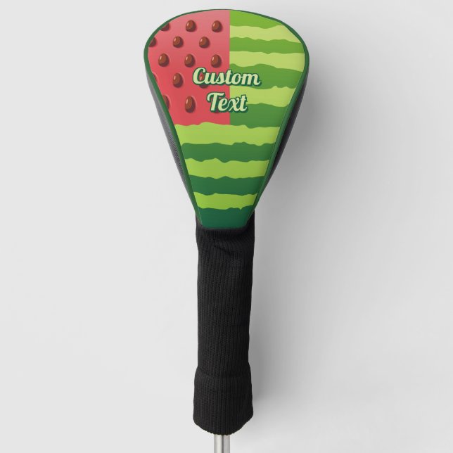 Couvre-club De Golf Drapeau de pastèque (Devant)