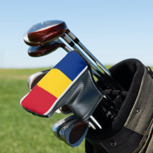 Couvre-club De Golf Drapeau de Roumanie
