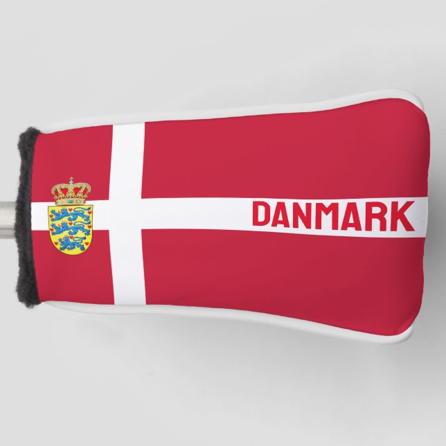 Couvre-club De Golf Drapeau du Danemark (Devant)