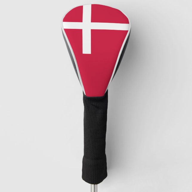 Couvre-club De Golf Drapeau du Danemark ou drap danois (Devant)