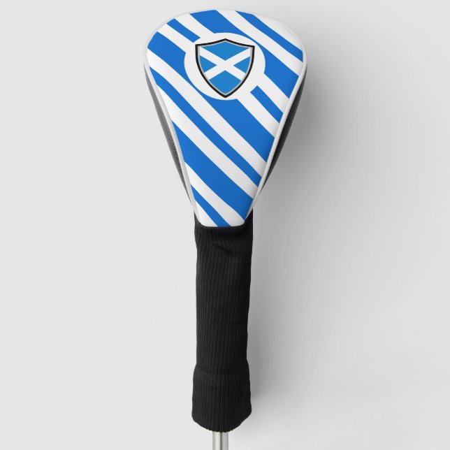 Couvre-club De Golf Drapeau écossais (Devant)