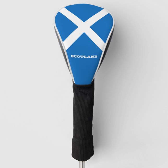 Couvre-club De Golf Drapeau écossais Saltire (Devant)