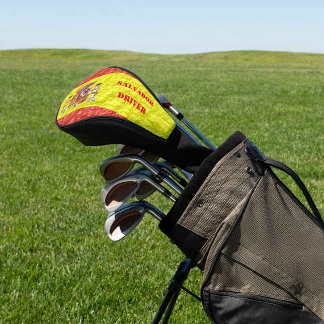 Couvre-club De Golf Drapeau espagnol (In Situ)