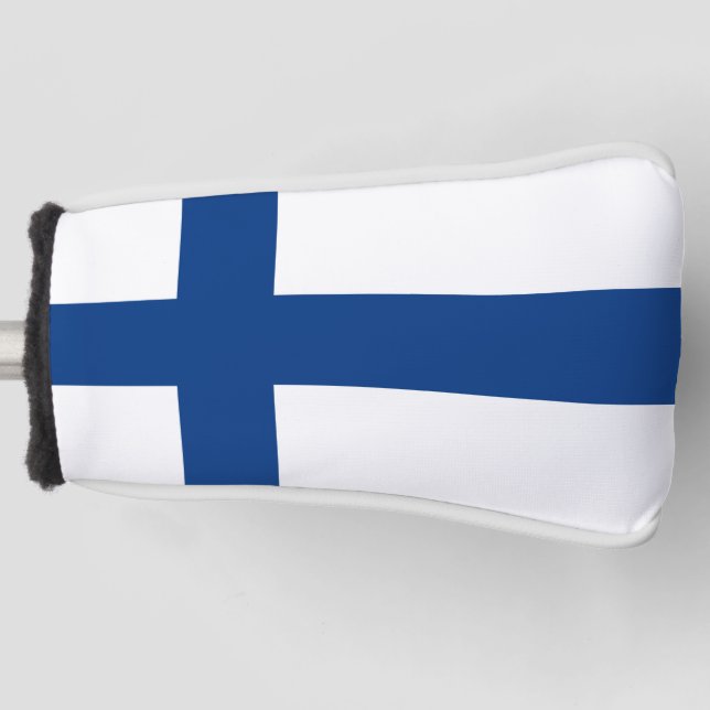 Couvre-club De Golf Drapeau Finlande (Devant)