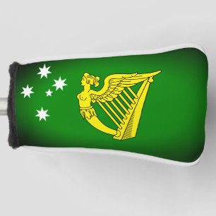 Couvre-club De Golf Drapeau irlandais australien