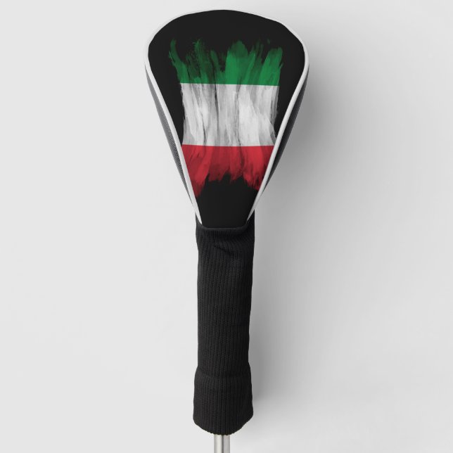 Couvre-club De Golf Drapeau italien bracelet, drapeau national (Devant)