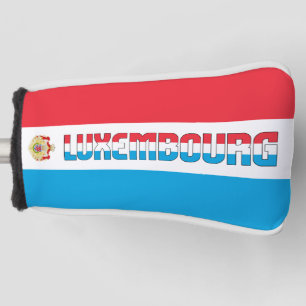 Couvre-club De Golf Drapeau Luxembourg Superbe couverture de tête de g