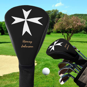 Couvre-club De Golf Drapeau Maltais Croix & Malte Couvertures de golf