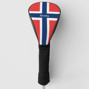 Couvre-club De Golf Drapeau norvégien et golf Sports norvégiens Couv