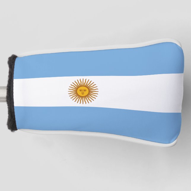Couvre-club De Golf Drapeau patriotique argentin (Devant)