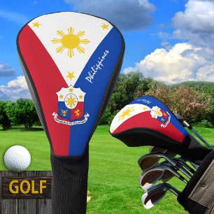 Couvre-club De Golf Drapeau philippin, Emblème / Couvertures de clubs