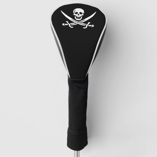 Couvre-club De Golf Drapeau pirate (Devant)